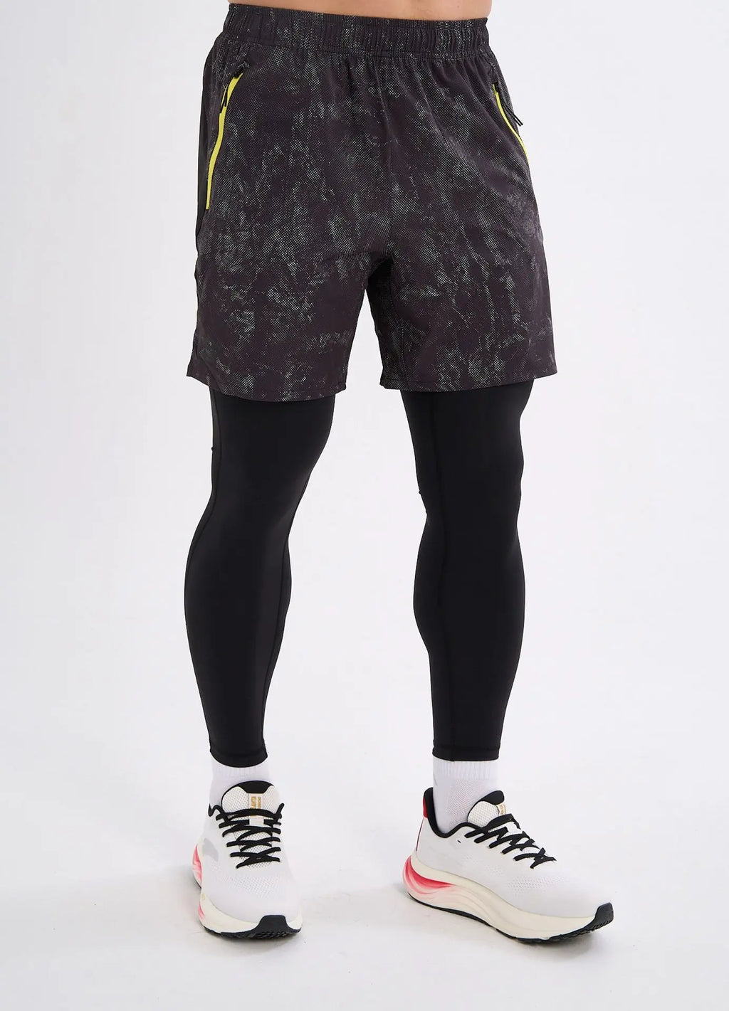 Anta Bekele Men's 2 in 1 Running Pants