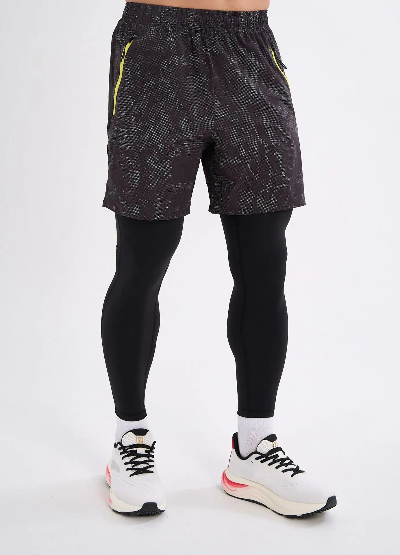 Anta Bekele Men's 2 in 1 Running Pants