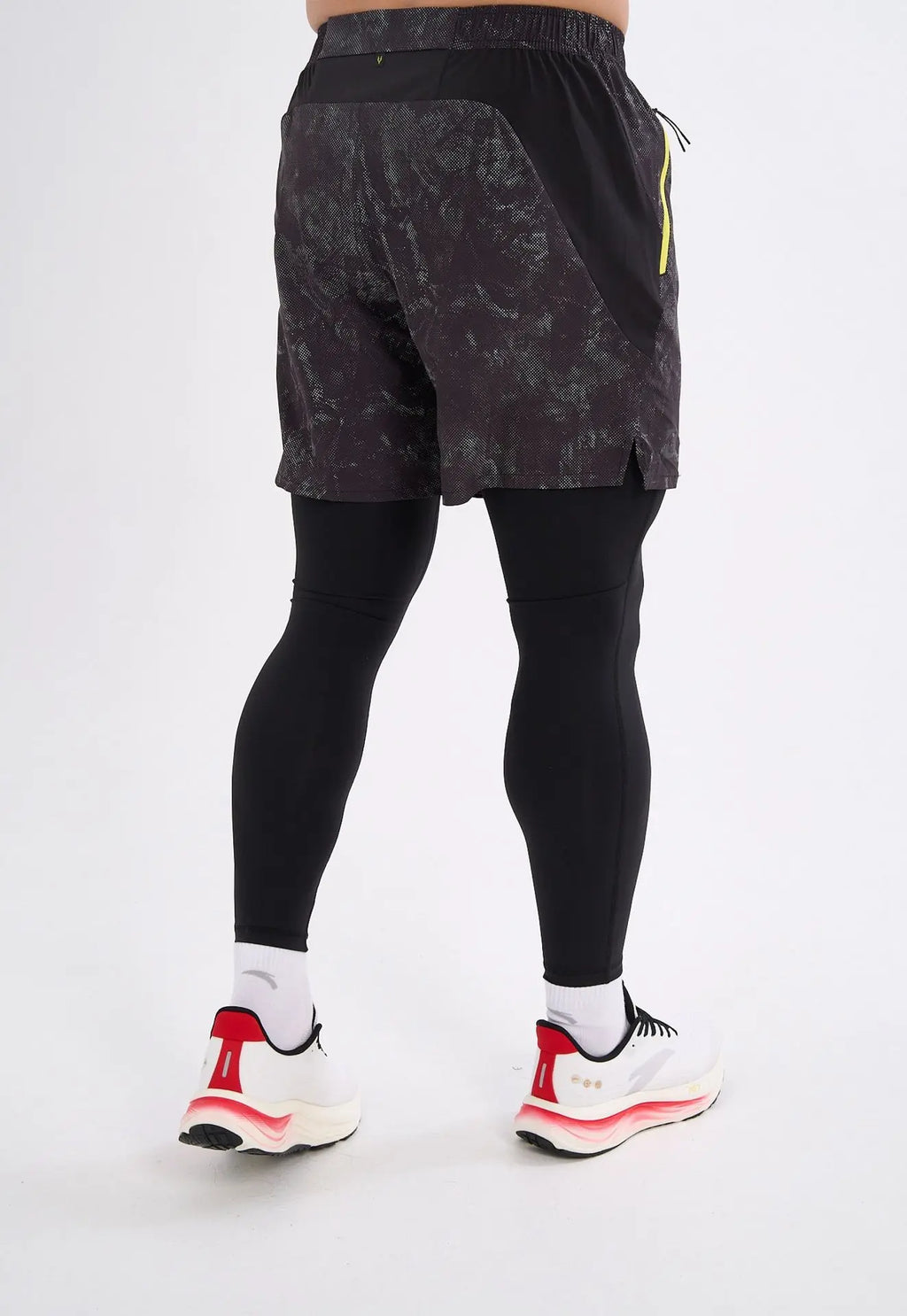 Anta Bekele Men's 2 in 1 Running Pants