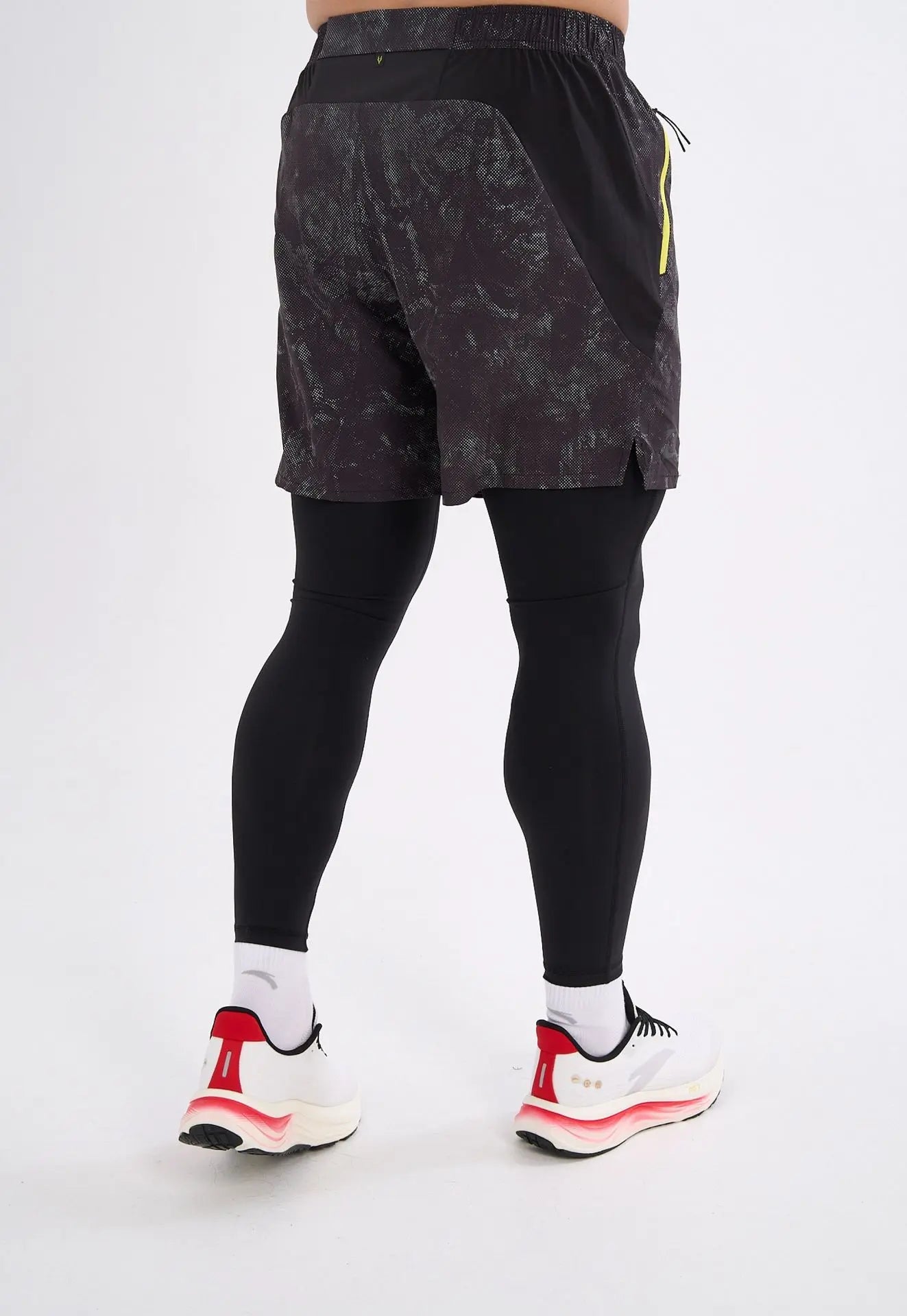 Anta Bekele Men's 2 in 1 Running Pants