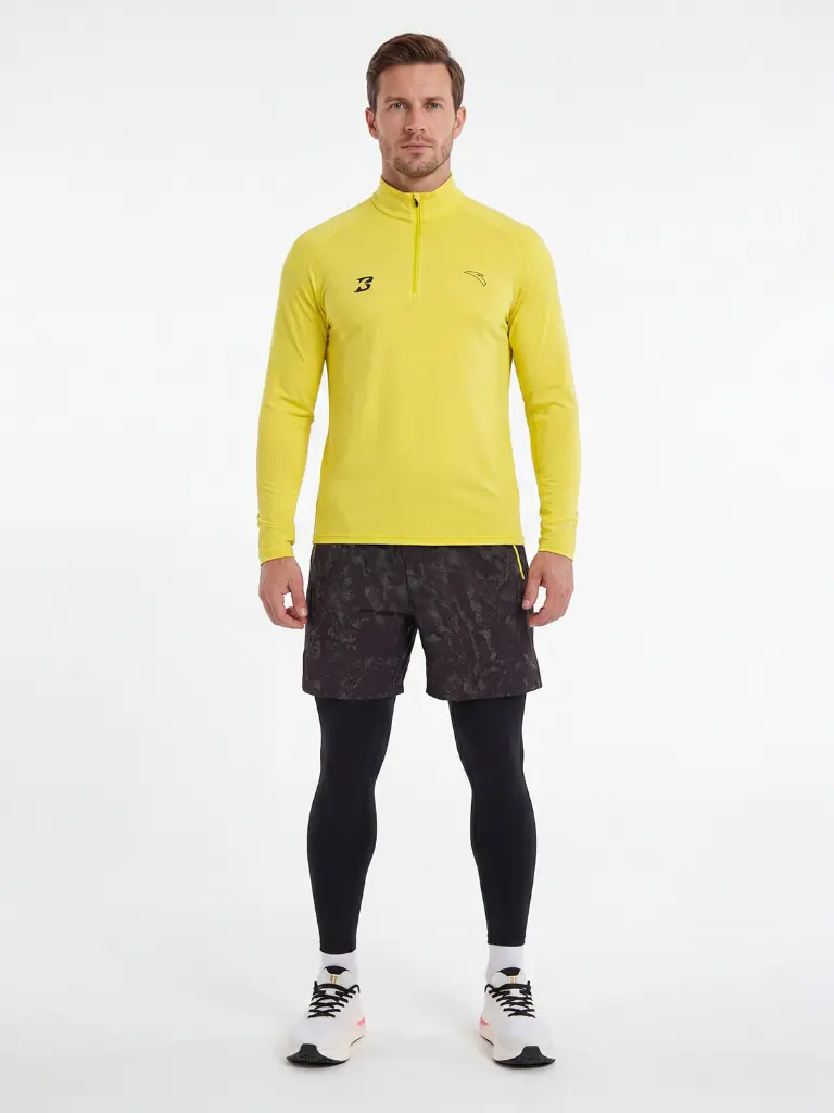 Anta Bekele Herren-Lauf-Strick-Trainingshose 2-in-1
