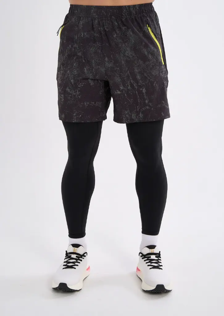 Anta Bekele Men's 2 in 1 Running Pants