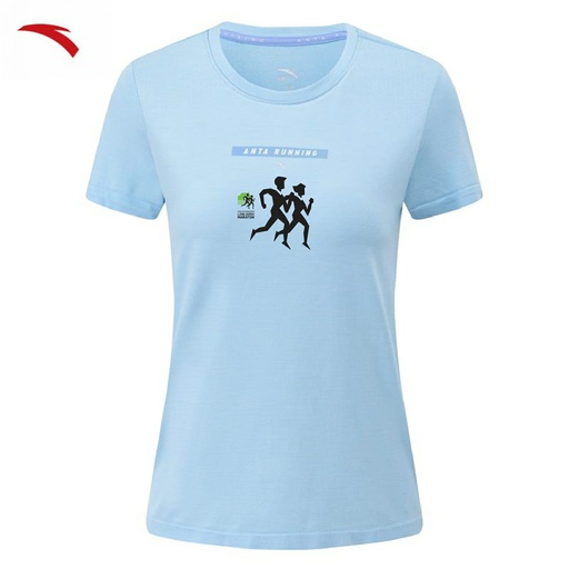Camisa de Corrida Feminina Anta - Maratona Volkswagen de Liubliana